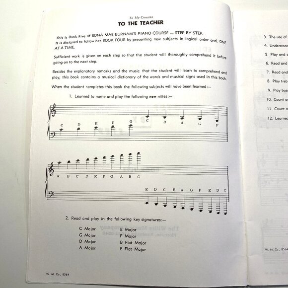 Edna Mae Burnam's Step by Step Piano Course Book Five by Willis Music - Picture 3 of 4